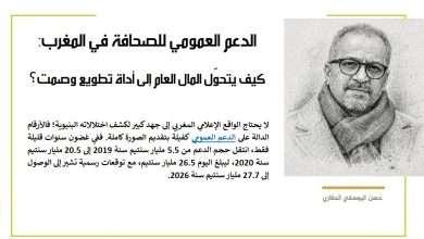 الدعم العمومي للصحافة في المغرب: كيف يتحوّل المال العام إلى أداة تطويع وصمت؟